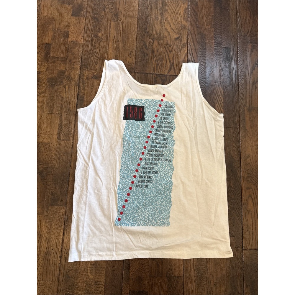 1986 Seattle Bumbershoot Tank Top XL Belton Vintage Los Lobos Smokey Robinson EU - Picture 5 of 7